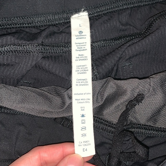 Lululemon Seawall Track Pant II Black Sz L - Picture 4 of 11